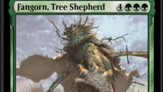 MTG Mono Green Treefolk Commander Rough Decklist [upl. by Anisamoht]