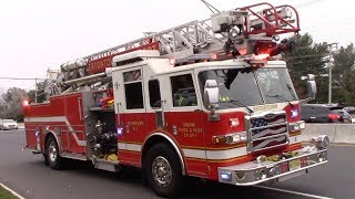 Eatontown Fire Department Quint 1191 Responding 42718 [upl. by Bunni]