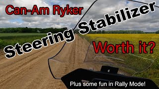 Does the RYKER STEERING STABILIZER make a difference [upl. by Mathi401]