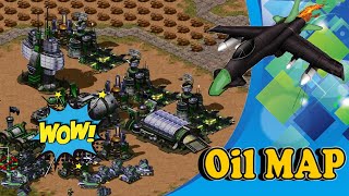 Oil Map 2 vs 2 good game Red Alert Yuri Revange  خريطة البرتول 2 مقابل 2 ريد اليرت 2 يوري  CnCNet [upl. by Ellebana159]