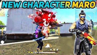 NEW CHARACTER MARO OP GAMEPLAY ⚡️ എജ്ജാതി CHARACTER ആടോ 😲  FREE FIRE GAMEPLAY ❗️ [upl. by Rutherford]