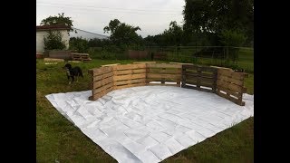 Diy Pallets Swimming Pool 23 [upl. by Nnairet271]