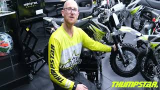 Thumpstar Pit Bike Review  TSK 50 70 90 S4 model  Designed in Australia [upl. by Lorou]