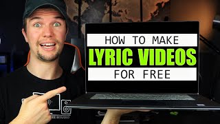 How to Make a LYRIC VIDEO For Beginners  Make Your Own FREE Lyric Videos VideoPad Edition [upl. by Felix848]