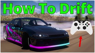 Forza Horizon 5  HOW TO DRIFT WITH CONTROLLER OVERLAY ADVANCED TUTORIAL FH5 Drifting Tutorial [upl. by Doralin]