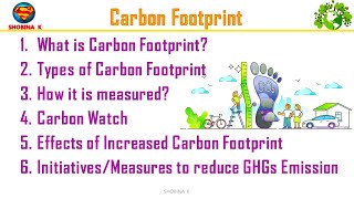 GE3451 Carbon Footprint Environmental Science and Sustainability ge3451 [upl. by Lenej181]