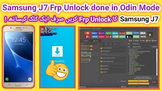 Samsung J7 Frp unlock tool  Samsung J7 Frp 2024 [upl. by Imailiv217]