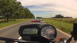 Fz6 0100 kmh 0200 kmh GOPRO acceleration [upl. by Meredithe]