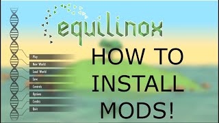 how to install mods in Equilinox [upl. by Yunfei603]