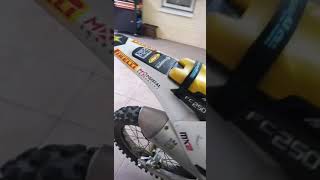 Exhaust Husqvarna Fc 250 2017 cross Rev Limiter sound [upl. by Notserk]