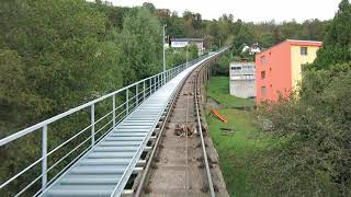 Standseilbahn Neuchâtel  Chaumont Bergfahrt 2021  funiculaire funicular Suisse Switzerland [upl. by Octavus]