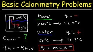 How To Solve Basic Calorimetry Problems in Chemistry [upl. by Downe933]