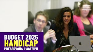 Intervention en Commission sur lAGEFIPH [upl. by Imray]