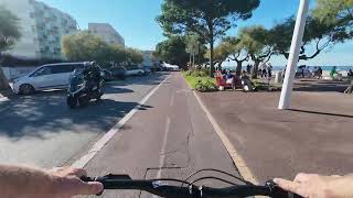 Port DArcachon  Plage de Pereire Arcachon piste cyclable bike trail [upl. by Lotsyrc]