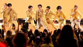 Watch BTS PERFORM Butter at 2021 AMAs [upl. by Eillit]