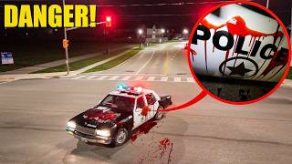 IF YOU SEE BLOOD ON A POLICE CAR CALL FOR HELP someone is in TROUBLE [upl. by Carlie879]