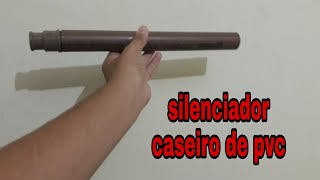 Como fazer um silenciador caseiro para air guns e armas de álcool TUTURIALPASSOAPASSO [upl. by Aciretnahs]