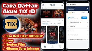 Cara DaftarLogin Akun Di Aplikasi TIX ID [upl. by Katalin]