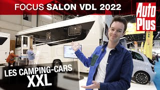 Salon VDL 2022  bienvenue à bord de ces campingcars XXL [upl. by Nanaek]