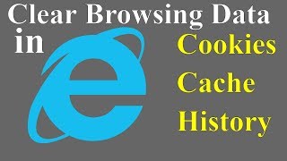 How to Clear Cookies Cache amp Delete Browsing search History in windows Internet Explorer Web Browser [upl. by Darrej]