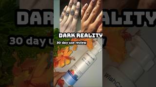 30day use review  wishcare AHA  BHA body lotion shortsfeed lotion shorts exfoliate skincare [upl. by Trebma]