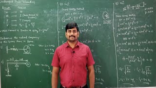 Lecture 6 Problems on undamped free vibration 5 amp 6 Mod 1 Mechanical Vibrations by GURUDATTHM [upl. by Plantagenet625]