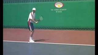 Tennis Footwork  Forehand And Backhand [upl. by Aicenet844]