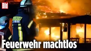 RiesenFeuer GroßraumDisco brennt komplett ab [upl. by Winston297]