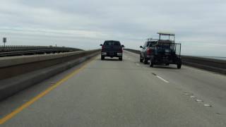 Lake Pontchartrain Causeway northbound ALTERNATE TAKE [upl. by Zipnick]