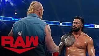 A look at the history between Roman Reigns and Brock Lesnar Raw July 4 2022 [upl. by Magdala]