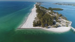 Aerial of Anna Maria Island Stock Footage [upl. by Latrena]