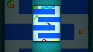 Square Race🟥🟦🟩🟨 squarerace squareracegame satisfying [upl. by Ingmar]