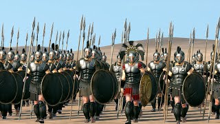 4800 Libyan Infantry Vs 2400 Myrmidon Spearman  Total War Rome 2 [upl. by Sitruc]