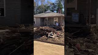 Homes and cars destroyed during hurricane Helene Swannanoa North Carolina [upl. by Sivehc]