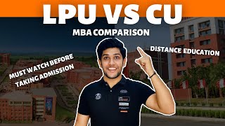 LPU DISTANCE VS CHANDIGARH UNIVERSITY DISTANCE COMPARISON  MBA  PLACEMENT ALL DOUBT CLEAR😱 [upl. by Enahc872]