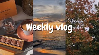 Fall Weekly VLOG🍂 unboxing SHEIN Haul GolfMoving out اسبوع في الخريف [upl. by Inalaeham]