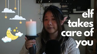 ASMR roleplay 🕯️ curious elf discovers you 🧝‍♀️ personal attention [upl. by Enidlarej256]