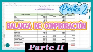 PRÁCTICA 2  MERCANCIAS EN COMISIÓN  PARTE 2 BALANZA DE COMPROBACIÓN [upl. by Odnaloy170]