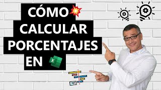 Cómo calcular porcentajes en Excel [upl. by Lebazej]