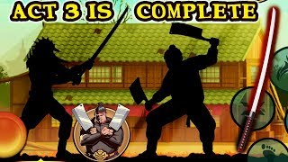 Shadow Fight 2 Special Edition Defeating Butcher with Katana as Promised End of Act 3 [upl. by Stodder]