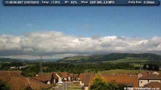 21 July 2016  Lochgelly WeatherCam Timelapse [upl. by Emee]