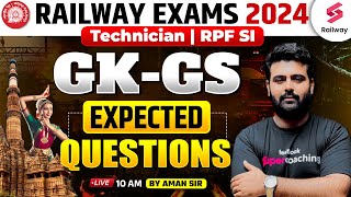 RRB Technician amp RPF SI GK GS Expected Questions 2024  By AMAN Sir [upl. by Oetomit]