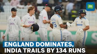 England Dominates Day 2 India Trails by 134 Runs  India vs England 4th Test [upl. by Akima]