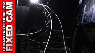 Spatiale Experience Nigloland  Roller Coaster Back View POV On Ride Mack Rides Theme Park France [upl. by Niliak]