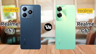 Realme C63 Vs Realme C61  Full Comparison  SB Tech [upl. by Piks7]