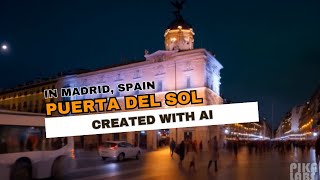 Puerta del Sol in Madrid Spain [upl. by Agni520]