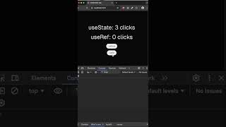 React js useState vs useRef in component rerenders [upl. by Thierry]