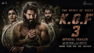 KGF 3 Trailer  Yash  Prashanth Neel  Raveena Tandon  Kgf 3 Trailer [upl. by Nam]