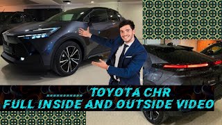 Inside and outside of Toyota CHR 2023 compact sports SUV [upl. by Atinaw]