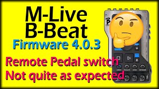 Bbeat remote pedal operation [upl. by Clarkson491]